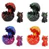 Creative Dragon Figure Cute Simulation Animal Model Artistic Dragon Egg Statue  Home Decoration