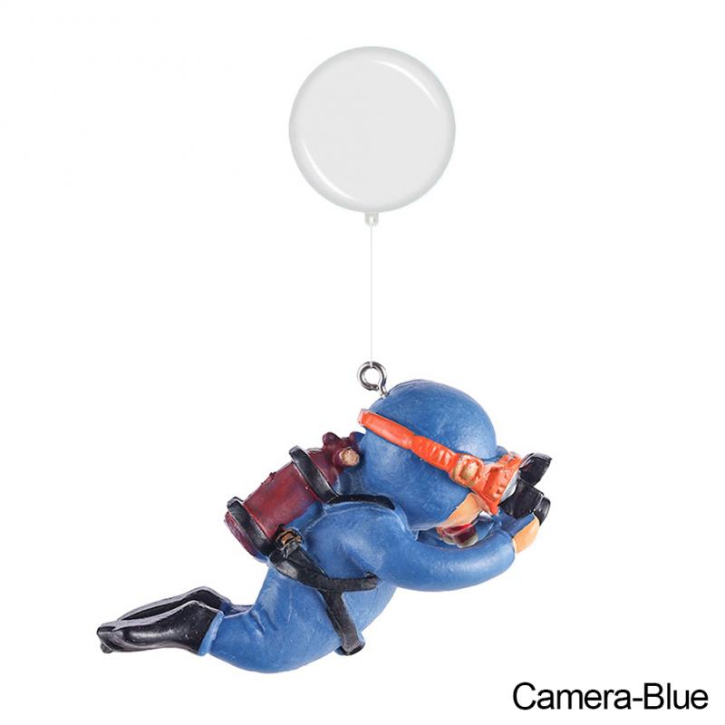 Classic Fish Tank Decoration Luminous Green Mini Floating Diver Aquarium Ornaments Cute Small Floating Ball Aquarium Accessories