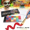 Chisafly Tinta Facial Conjunto de 20 Cores - Tinta Corporal, Maquiagem Branca, Ferramentas de Maquiagem, Tinta Facial, Halloween, Cosplay, Seguro, Não Tóxico, Ecológico, Maquiagem,