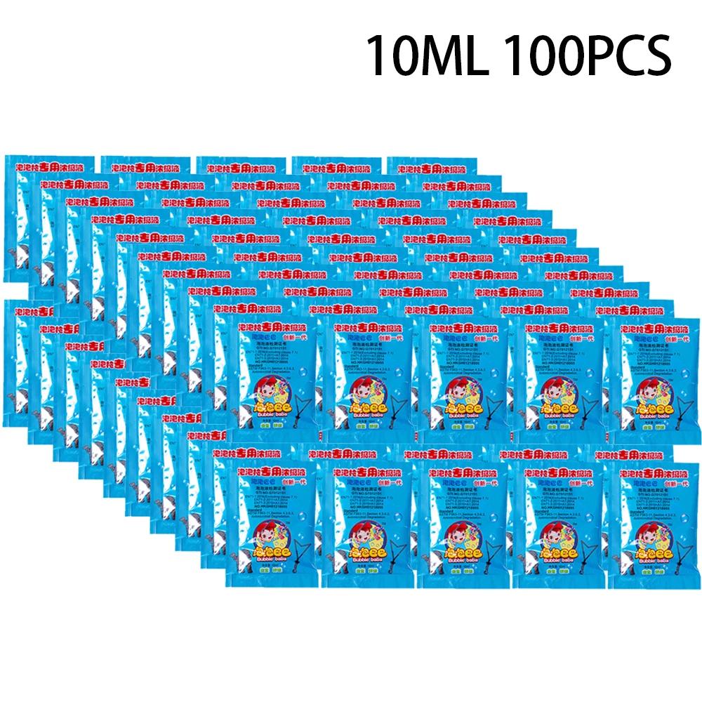 100ml-1000ml Concentrate Bubbles Liquid Soap Universal Water Bubble Gun Accessories Soap Bubble Liquid Bubble Refills 10ml/Pack