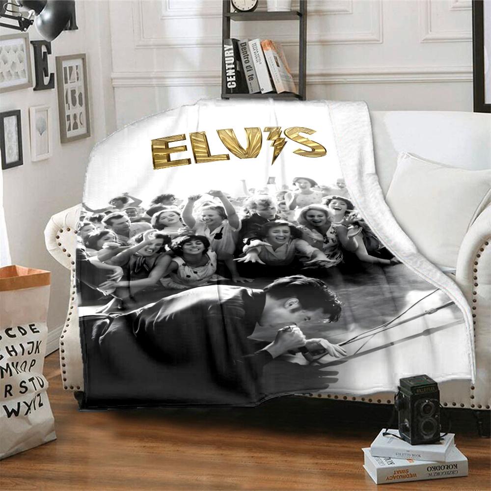 Elvis Presley Blanket Soft Warm Cozy Suitable For Office Bed Office Chair For All Occasions Stylish Decor Gift For Travel Home Birthdays