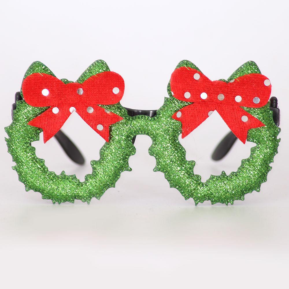 Handmade Plastic Colorful Christmas Glasses Perfect For Kids Featuring Cheerful Santa And Designs Reindeer
