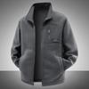 Casual Sports Windproof Waterproof Lapel DoubleSided Thickened Autumn And Winter Top Jacket Jacket Men'S MiddleAged Jacket