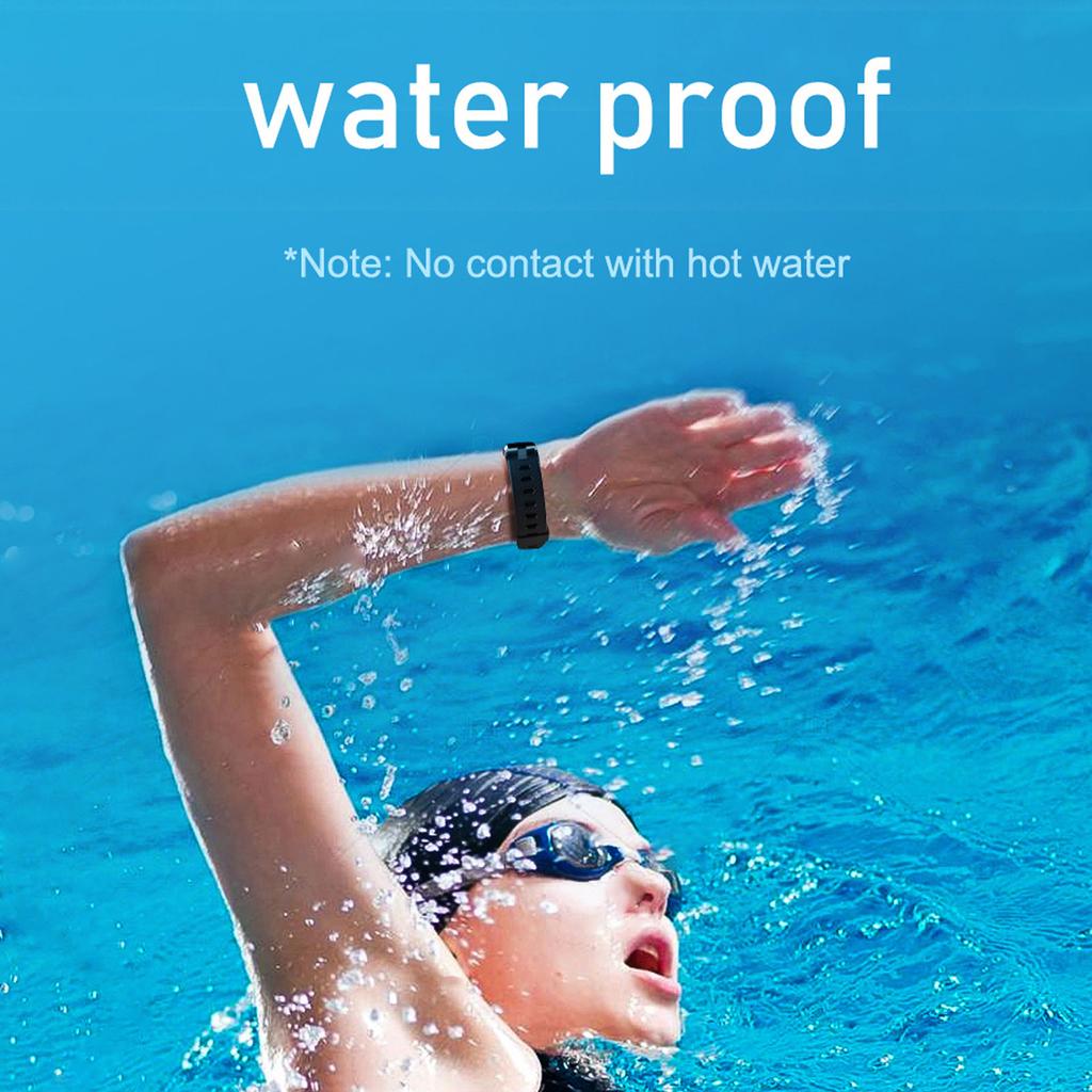 Wristband with Sport Mode Step Counting Incoming Call Message Notification Sedentary Reminder Weather Information Push