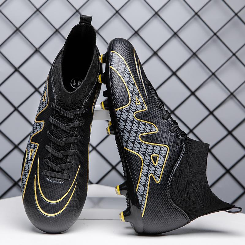 נעלי כדורגל מונדיאל 15 לגברים ונשים, גבוהות, עם פקקים ארוכים ל-AG, פקקים קצרים ל-TF, נעלי אימון לתחרויות סטודנטים