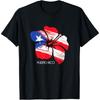 Puerto Rico Culture Roots Amapola Boricua Flag TShirt Oneck Short Sleeve Graphic T Shirts Summer Unisex Tops Floral Print