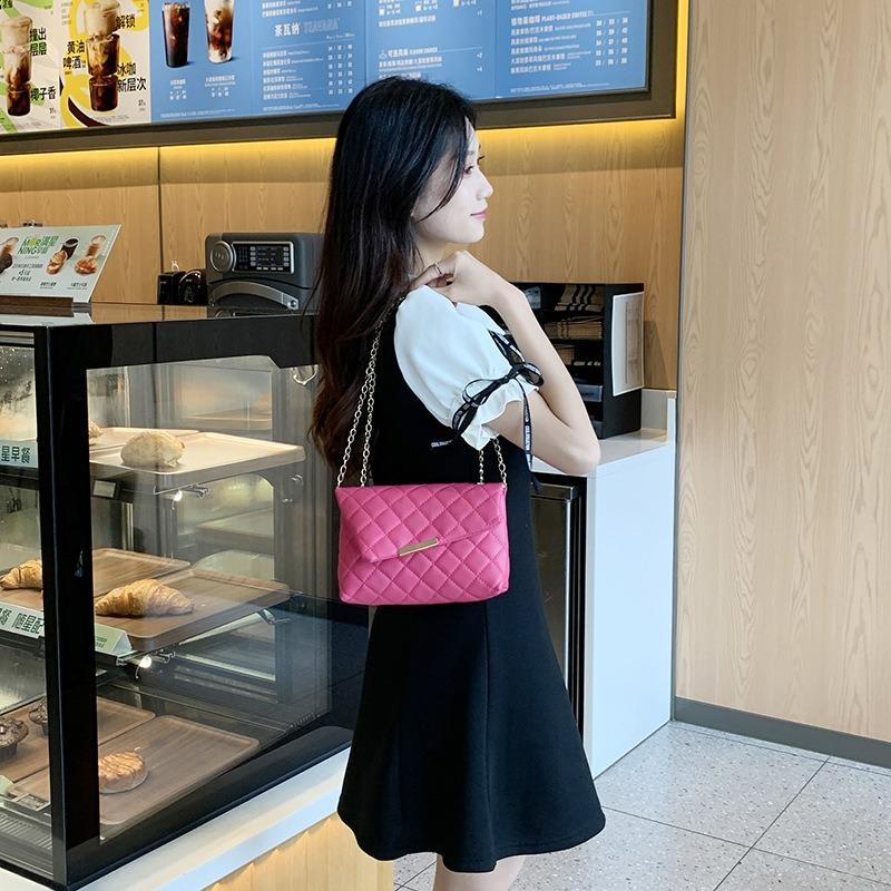 New Diamond Pattern Soft Bag Fashion Trend Chain Single Shoulder Crossbody Women's Bag