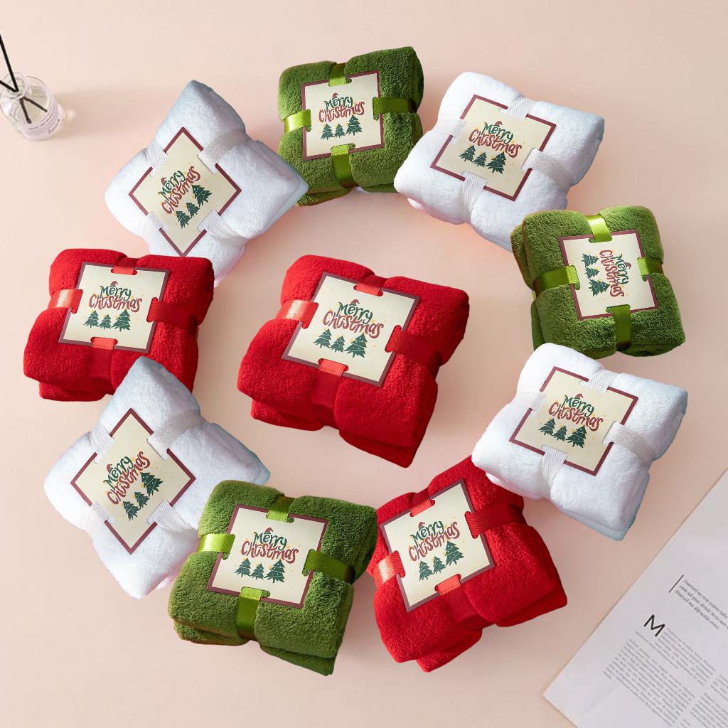 3 Bucăți Prosop de Crăciun Prosop de Față Suvenir Cadou de Crăciun Prosop Cadou Creativ Material din Bumbac Pur Moale și Foarte Absorbent Foarte Potrivit pentru