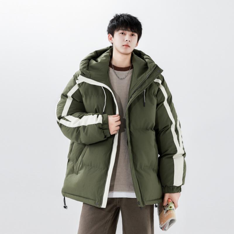 Chaquetas cálidas acolchadas de algodón, chaquetas acolchadas de algodón de invierno, chaquetas de hombre, modernas, sencillas y modernas