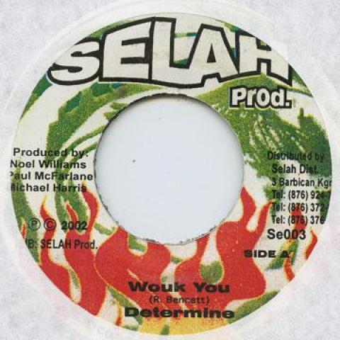 

7inch Record DETERMINE / TERRIBLE ACT - Wouk You / Terrible Storm Selah 2002 Jamaica Reggae, Ska & Dub