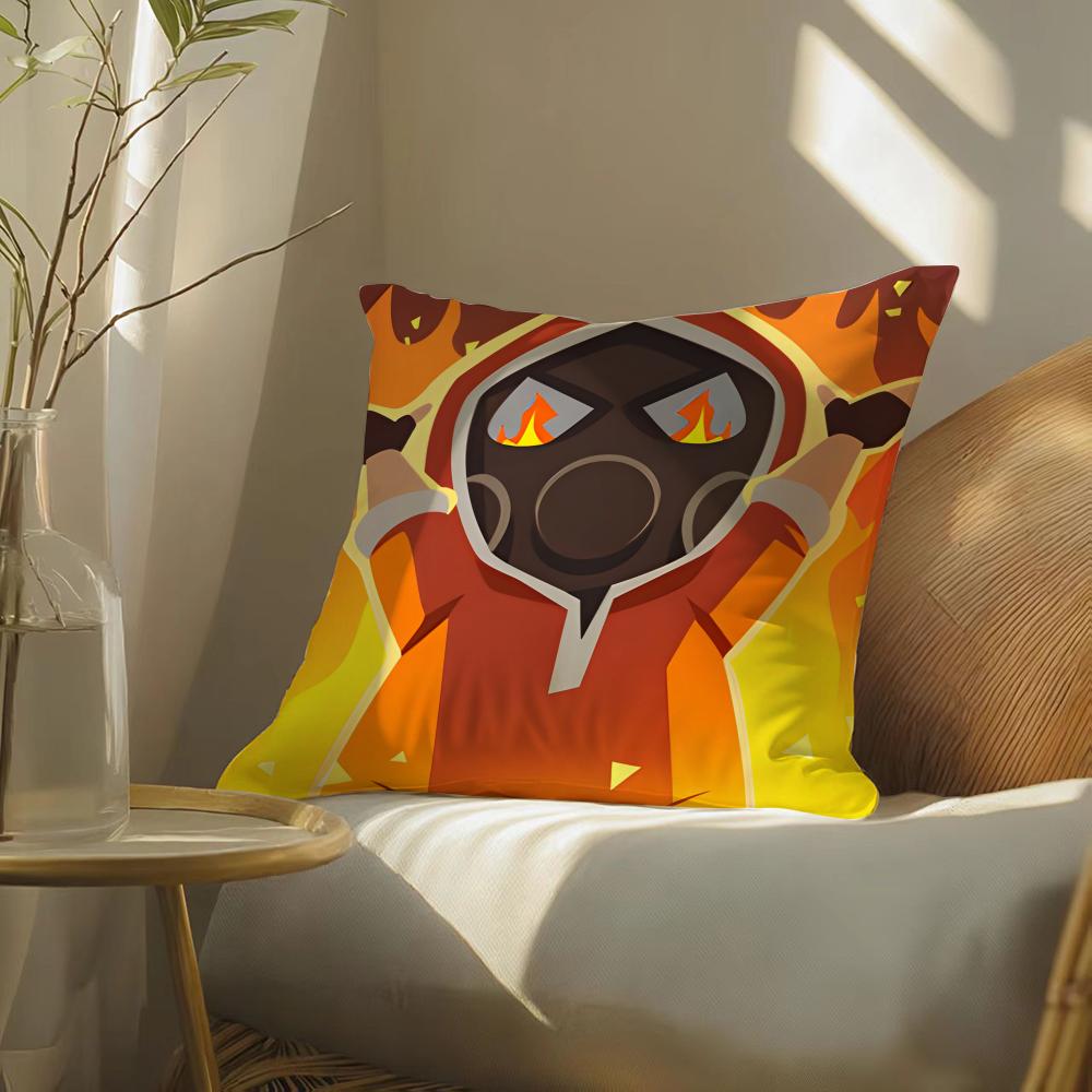 S-Standoff 2 Cushion Cover Soft Short Plush Pillow Cover Smooth Cozy Texture Aesthetic Cushion Case Home Decor