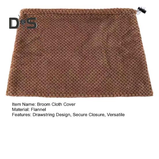 Copertura in Panno per Scopa Resistente all'Usura Alto Assorbimento d'Acqua Chiusura con Coulisse Snap-Fit Panno per Scopa per Pulizia Capelli