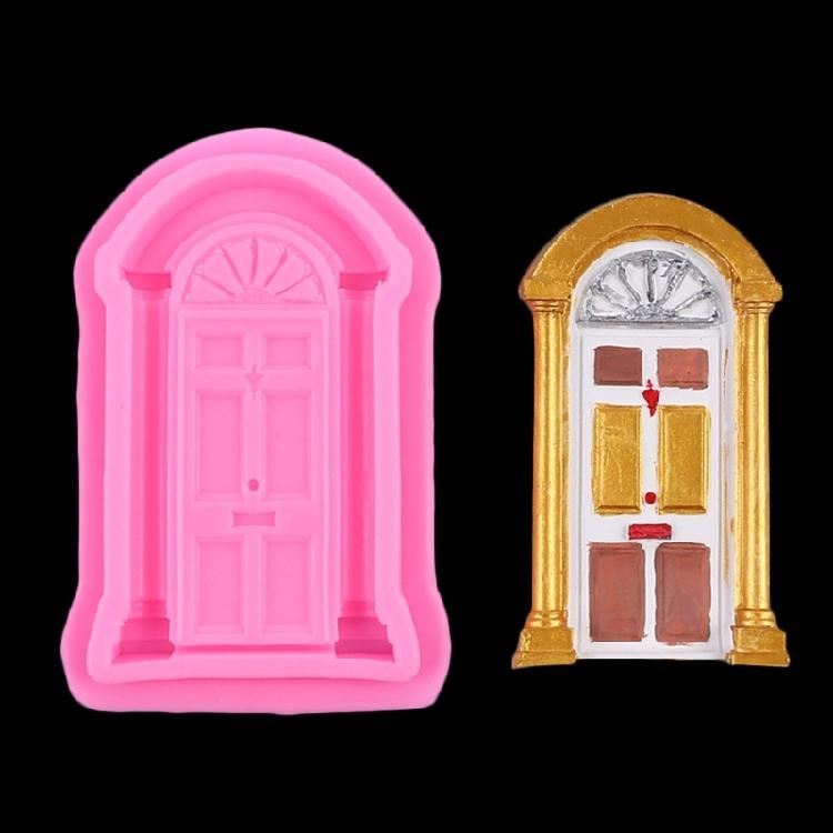 Door Frame Window Sugar Chocolate Fondant Mold Diy Baking Manual Biscuits Mold