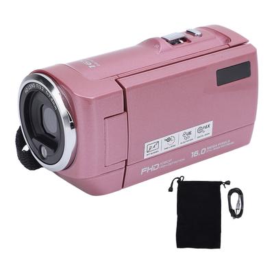 Videocamera digitale Schermo da 2,4 pollici 48 MP 2K Zoom 16x Luce di riempimento Anti-vibrazione Registrazione in loop Porta USB