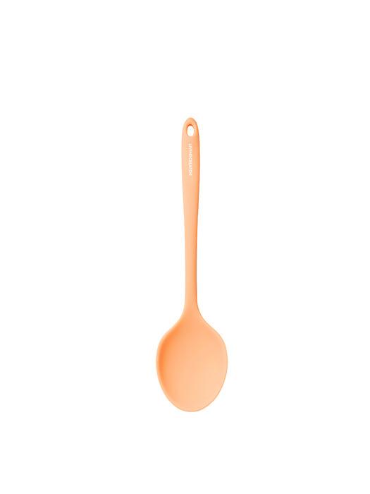 LIVINGCREATOR Cooking Spoon Apricot Silicone Cooking Utensils Kitchen Tools
