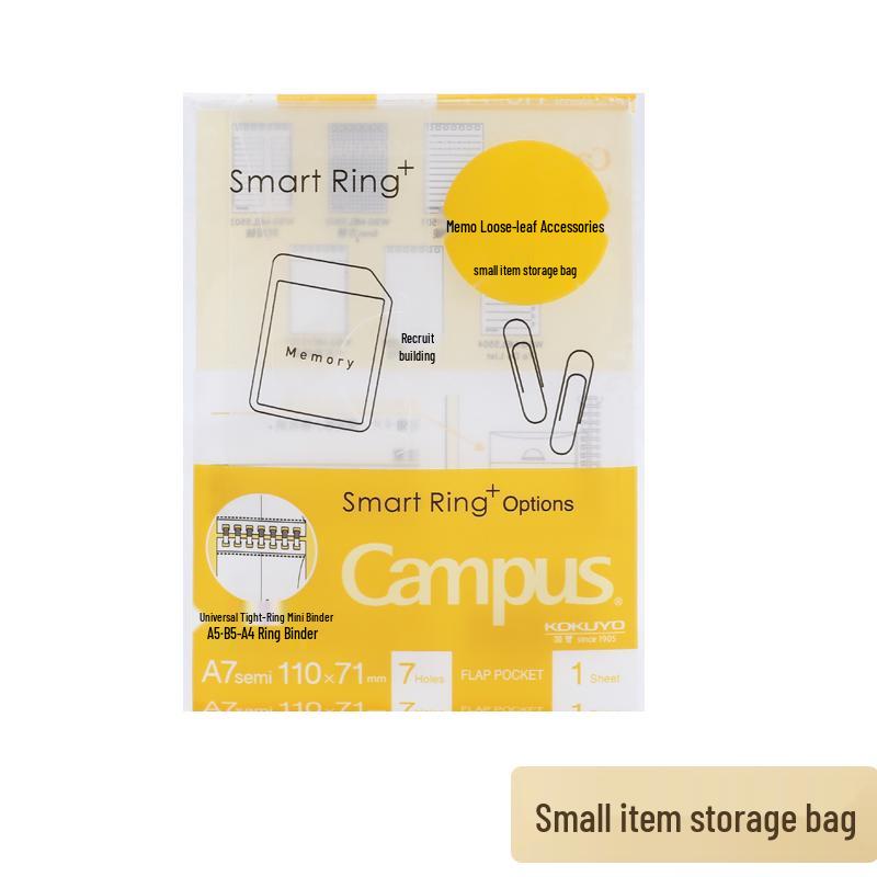 

KOKUYO Campus Pastel Cookie Mini Memo Binder & Pen Set – Soft Light