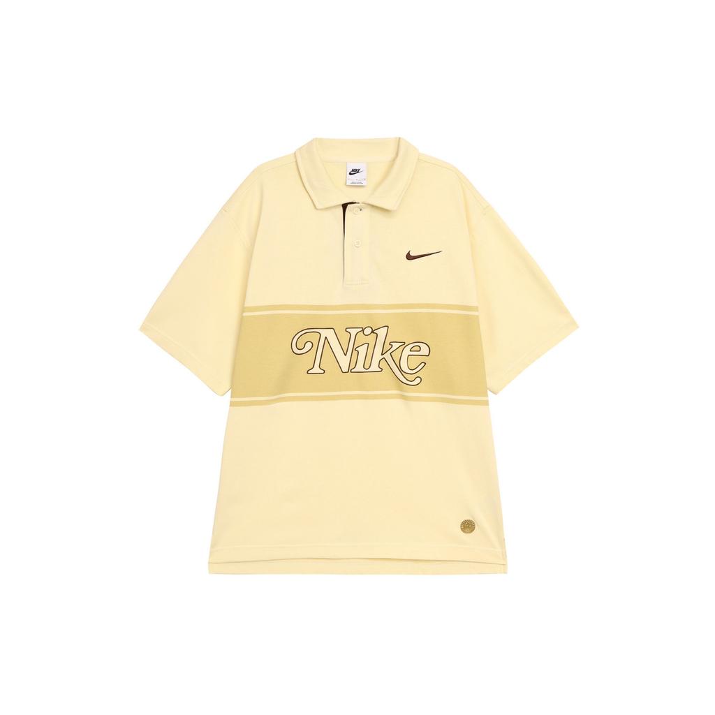 Nike Sportswear Polo Shirt With Letter Print Men Polo Shirts Coconut-Milk HM4456-113