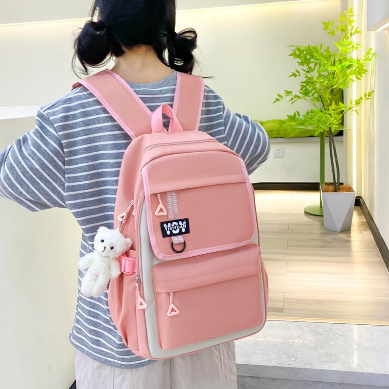 Vierteiliger Schulrucksack für Damen