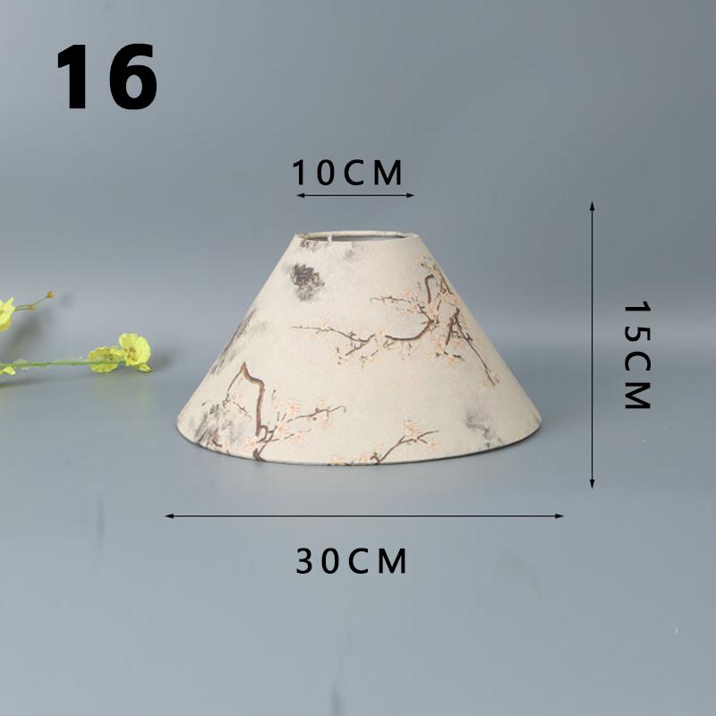 New Chinese Style Living Room Floor Lamp Shade DIY Replacement Lamp Cover E27 Fabric Home Decor Tabletop Lampshade