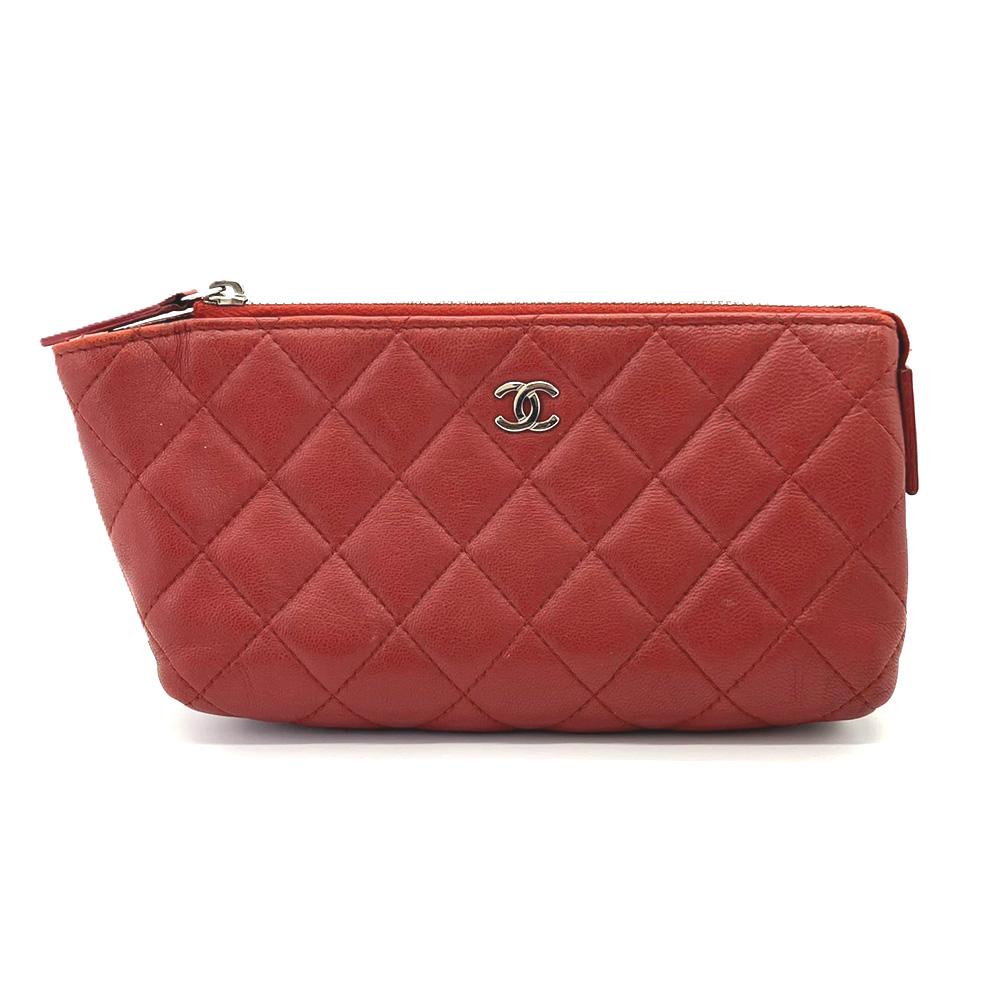 Used CHANELPouch Lambskin Unisex