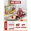 Dinosaur Track Electric Dinosaur Car Mountain Road Rail Kids Puzzle Playful Toy Emit Light Boys Christmas Birthday Gift