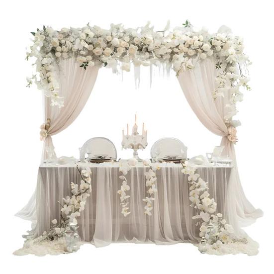 Over The Table Rod Stand with Clamps for Balloons Flowers