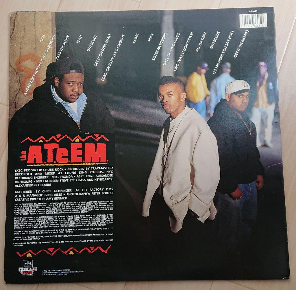 [USED] THE ATEEM CHUBB ROCK US original A.T.E.E.M.