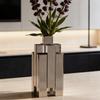 Stainless Steel Vase Decorative Vases Luxury Aesthetic Living Room Flower Bottle Modern Elegant Flowers Bottles Table Decoration