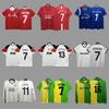 Man L Retro Jersey Football Jersey No. 7 Beckham Cantona C Ronaldo Rooney Giggs Jersey