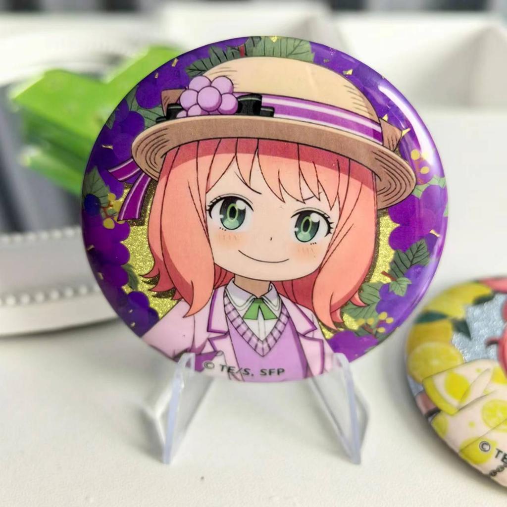 Spy X Family Anya Goods Cartoon Periphery Cute Two-dimensional Badge Tinplate Brooch