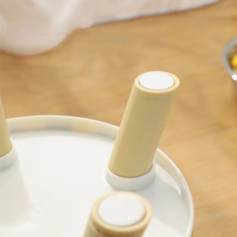 4-Ecken Anti-Nacken Wirbelsäule Edelstahl Katzennäpfe Mit Erhöhtem Ständer Katze Kleiner Hund Futter- und Wassernäpfe Rutschfester Haustierfressnapf