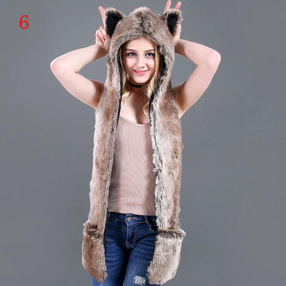 Warm Warm Earmuff  Hat 3 in1 Hat Scarf Set Winter Cap With Scarf Gloves  for Men Women