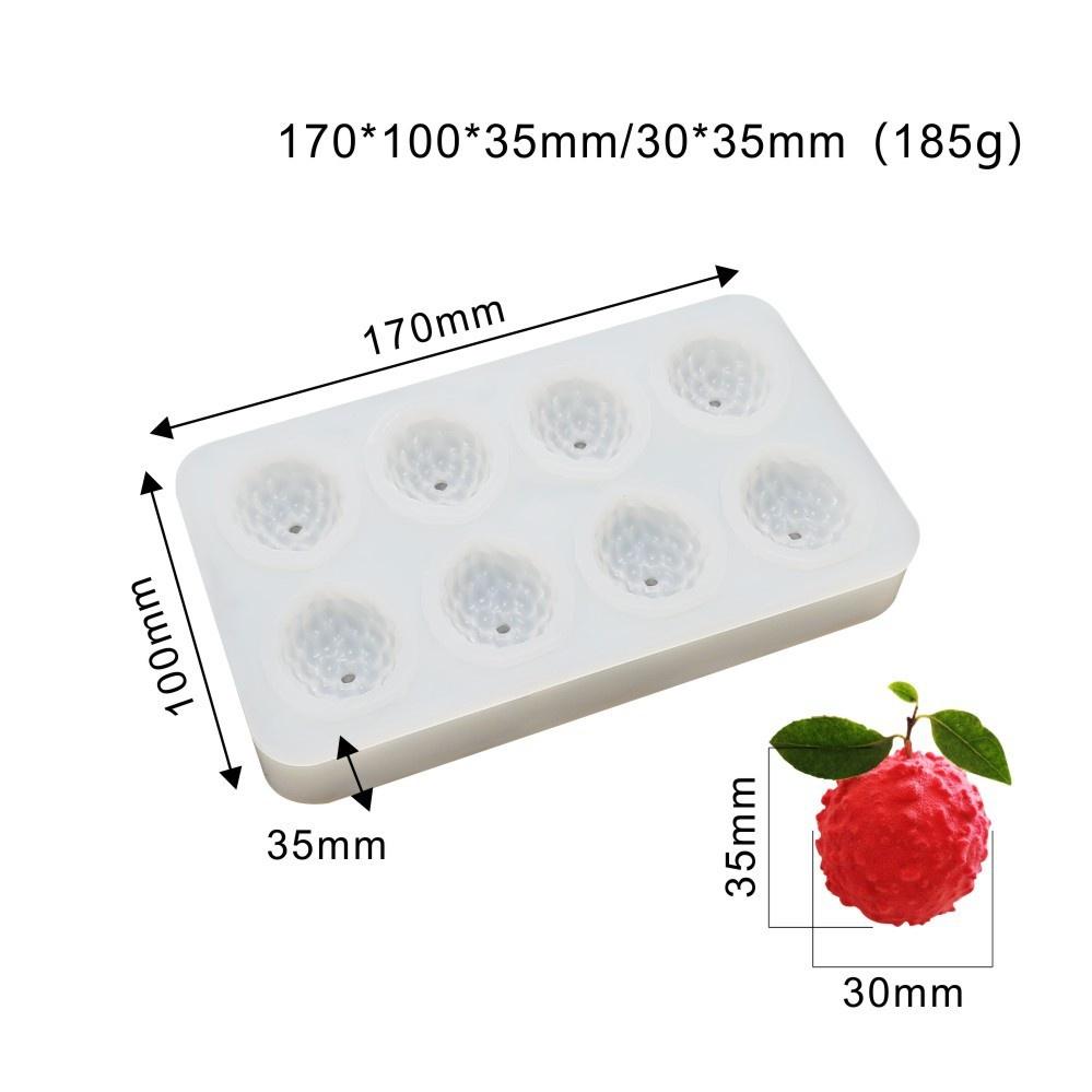 Silicone Molds for Fruit Litchi Cake Decorating Molds for Baking Fondant Baking Tools Chocolate Candy Making Mould