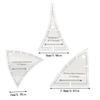 Acrylic Irregular 90° Sewing and Patchwork Ruler for Fabric Cutting