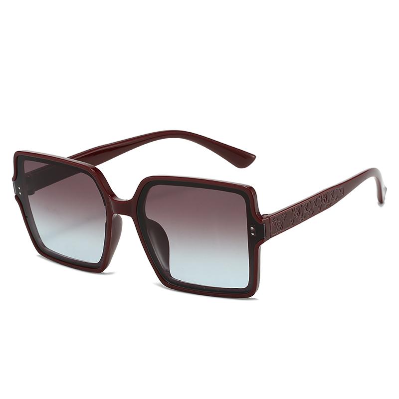 Fashion Style Oversized Square Sunglasse Women's Men's Retro Style Classical Large Glasses Frame Brand Sun Eyeglasses Vintage Style Travel Man Lady