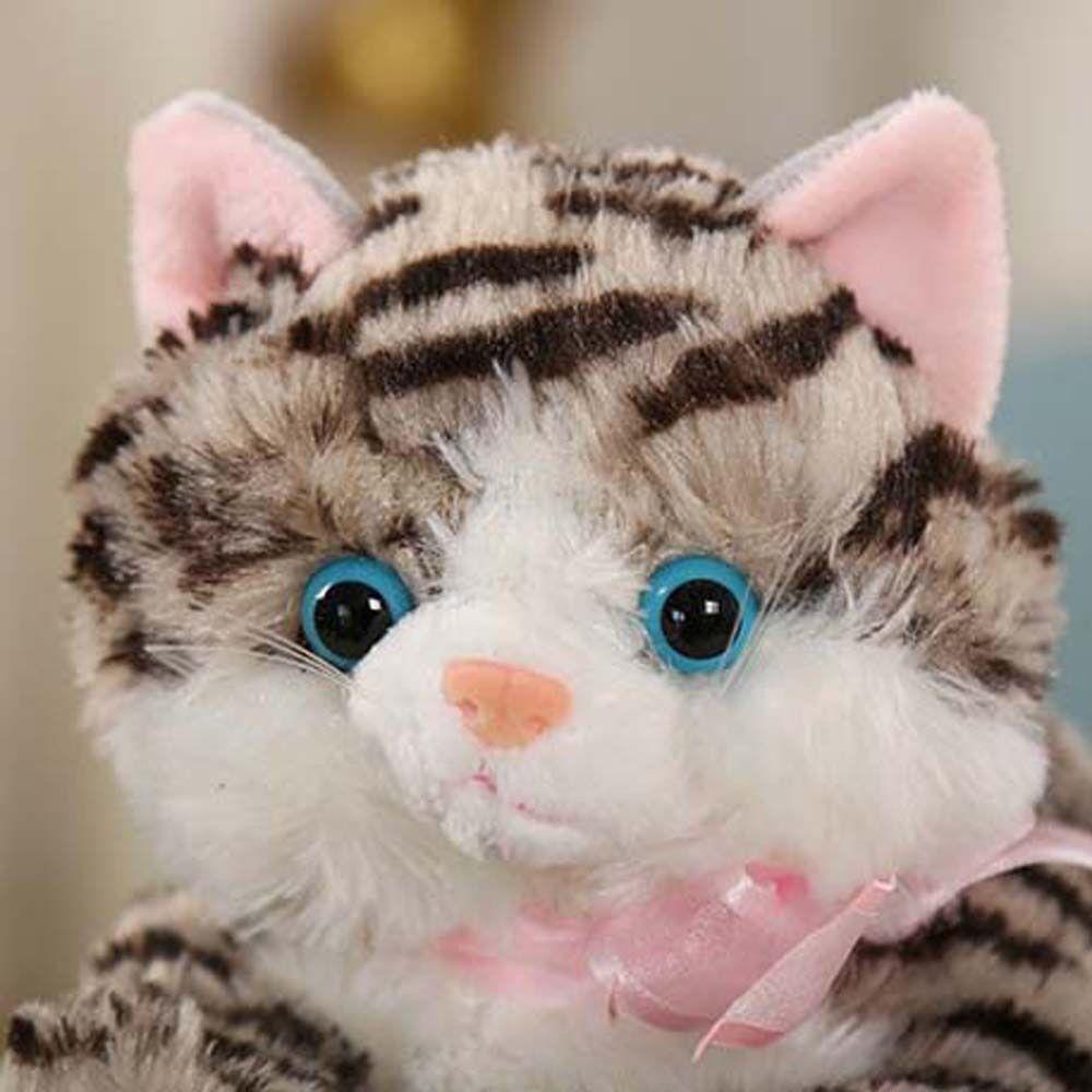 Appease Toy Home Decoration Cat Plush Doll Simulation Cat Plush Toy Cat Stuffed Toys Plush Pillow