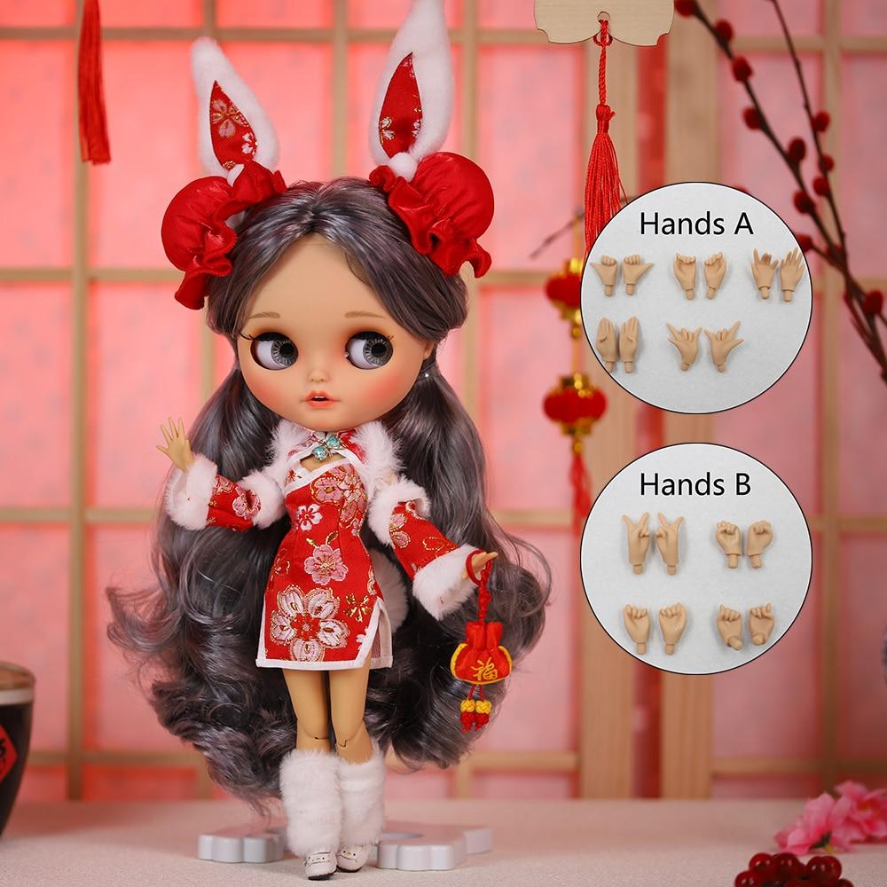 ICY Blyth Puppe 1/6 Puppe BJD Gelenkkörper Tan Haut Mattes Gesicht 30cm Spielzeug Geschenk Anime Girl SD