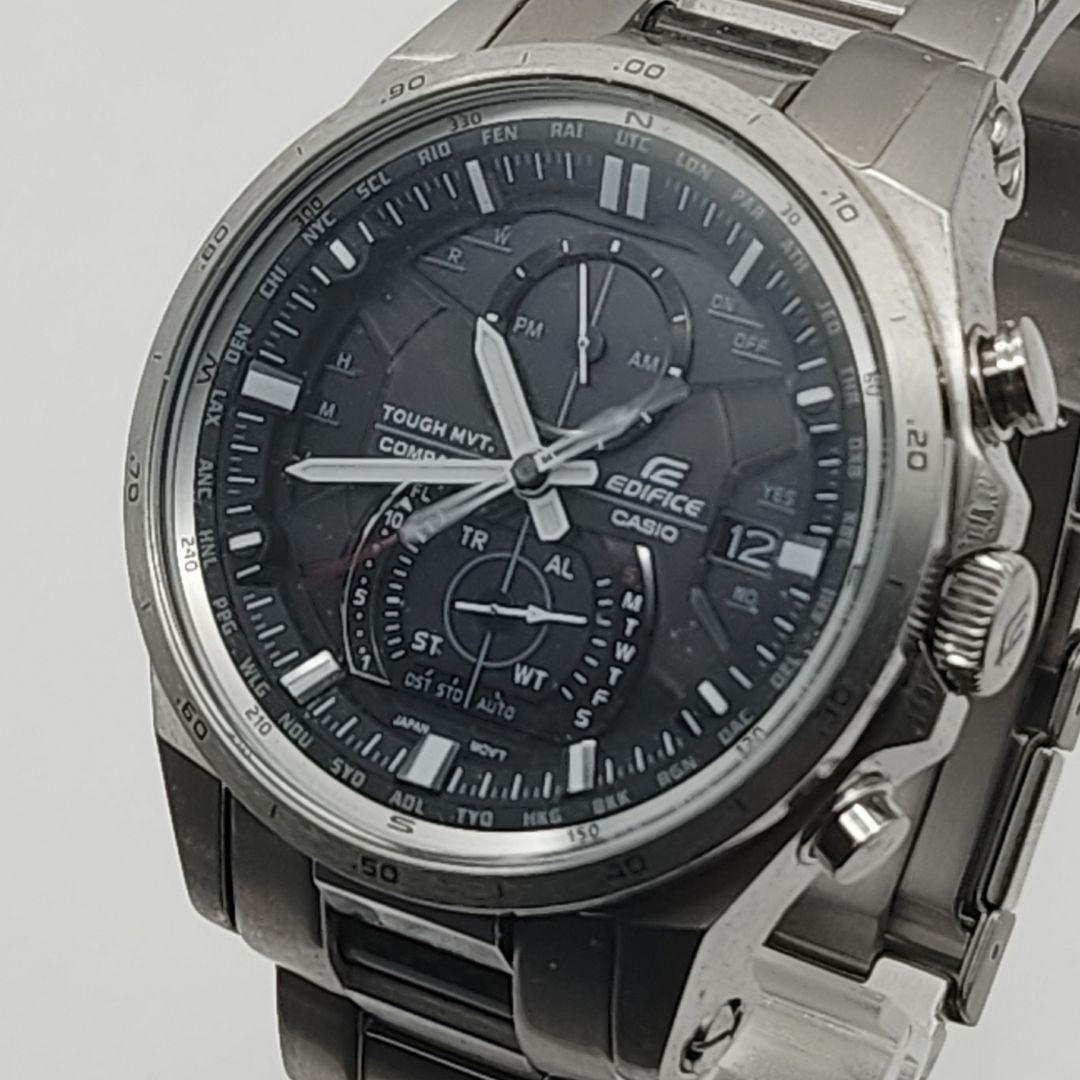 Used Good Condition Working CASIO EDIFICE Men s Watch Radio Clock