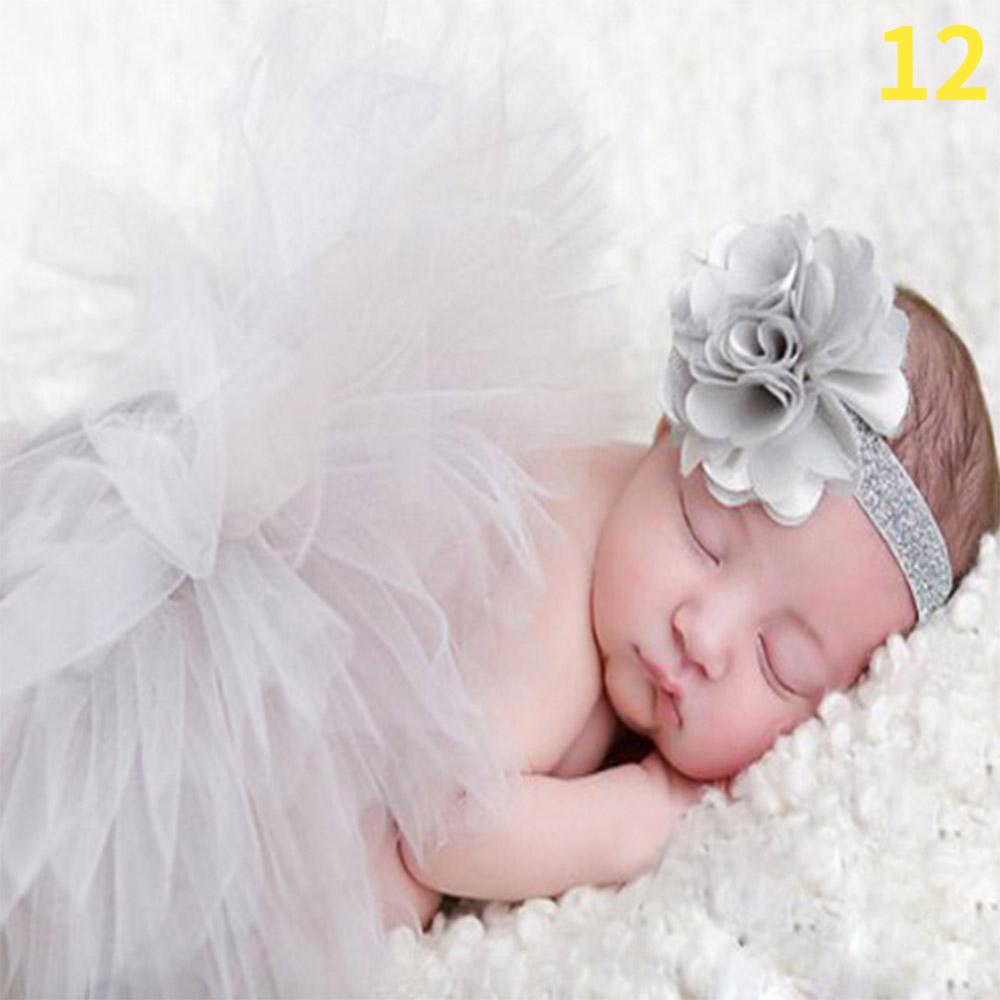 Säuglingsanzug Stirnband Set Kleidung Baby Mädchen Sommerkleid Niedliche Prinzessin Neugeborenen Outfit Kostüm Fotografie Requisiten Zubehör