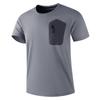 Summer Lightweight Quick Drying Elastic Top Men's Outdoor Breathable Sports Round Neck Short Sleeved Men's Summer Casual Short Sleeved T-shirt