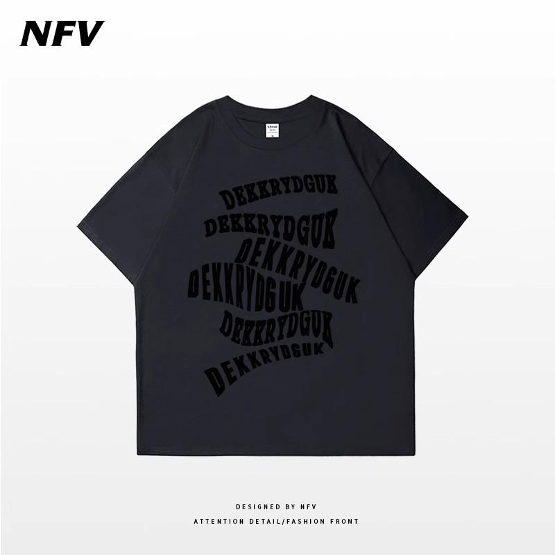 Übergröße Unisex Kreatives Buchstaben-Print Kurzarm-T-Shirt für Frauen