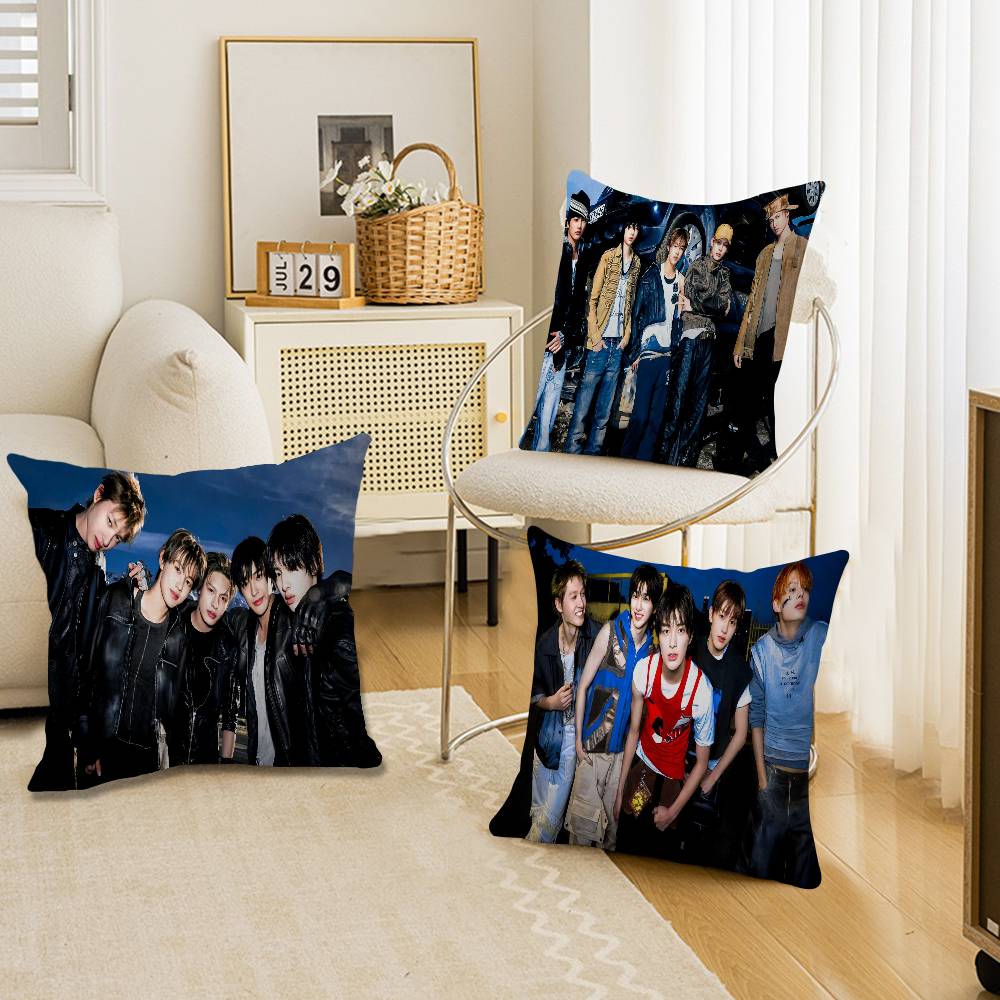 Kpop CORTIS Pillow Cover For Bedroom Room And Living Room Sofa Decorative Cushion Cover