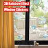 Brechungsspiegel, Regenbogeneffekt, Prismen, Fensteraufkleber, Zuhause, Schlafzimmer, statische Elektrizität, PVC-Glasaufkleber, Wandaufkleber