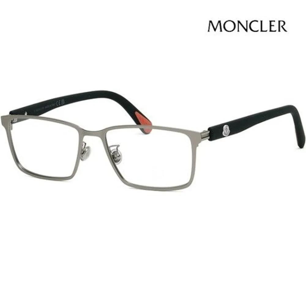 Moncler Eyeglass Frame ML5163H 015 Square Simple Metal Frame