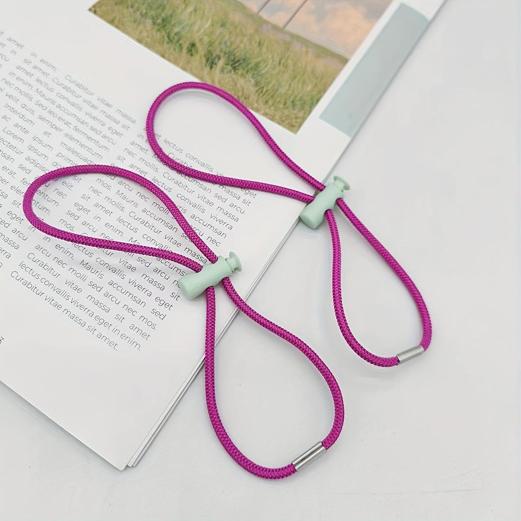 2 ks Měkké Nastavitelné Elastické Sportovní Pásky Jednoduchý Styl Gumička do Vlasů Elastický Držák na Ohon Gumičky do Vlasů Vlasové Doplňky