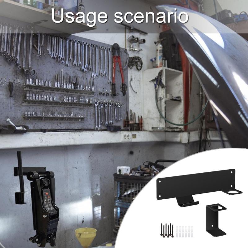 Sturdy Metal Car Lift Hook Wall Mounted Bracket Accessory With Multiple Hydraulic Rack Models Easy Installation