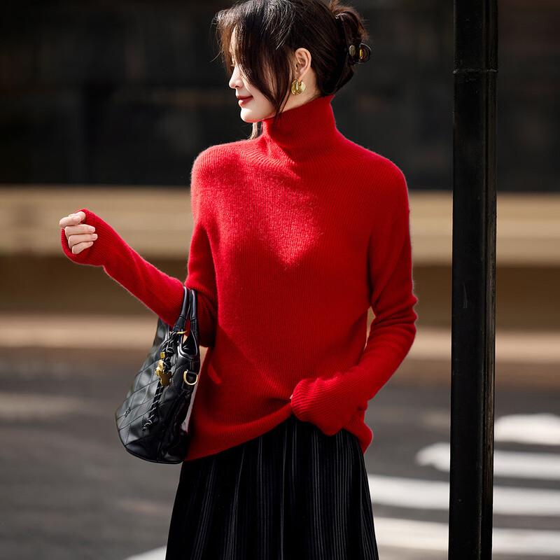 Women's 100% Cashmere Turtleneck Sweater
