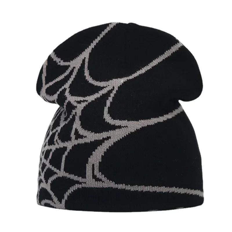 2024 Y2K Brief Gestrickte Winter Herbst Beanie Cap Männer Frauen Gorras Hombre Warm Halten Ohr Hüte Wolle Hip Hop