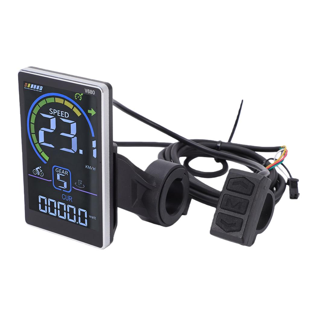 Elektrofahrrad Controller Kit Aluminiumlegierung 350W Bürstenloser Controller mit V680 M LCD Display Bildschirm für Modifikation