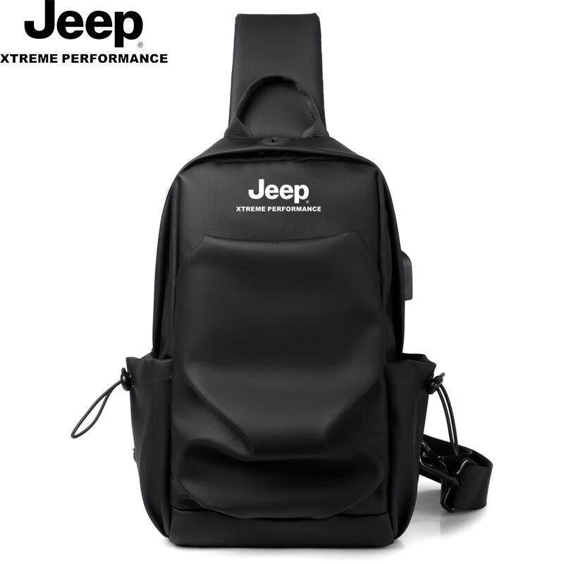 JEEP Men s Large Capacity Casual Sling Bag